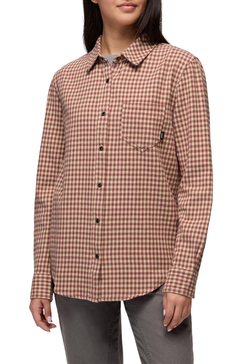 Golden Canyon Organic Cotton Flannel Shirt, Main, color, NEWBERRY