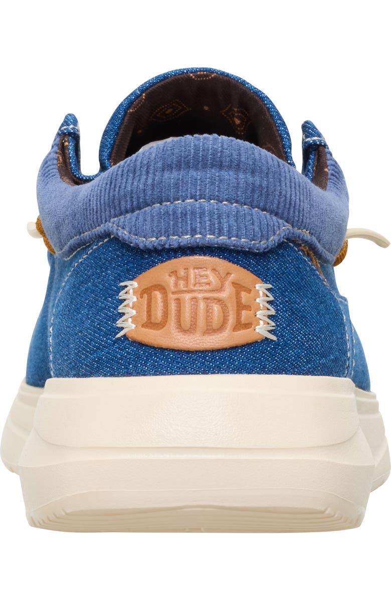 Hey Dude Wally Comfort Patchwork Slip-On, Alternate, color, Blue
