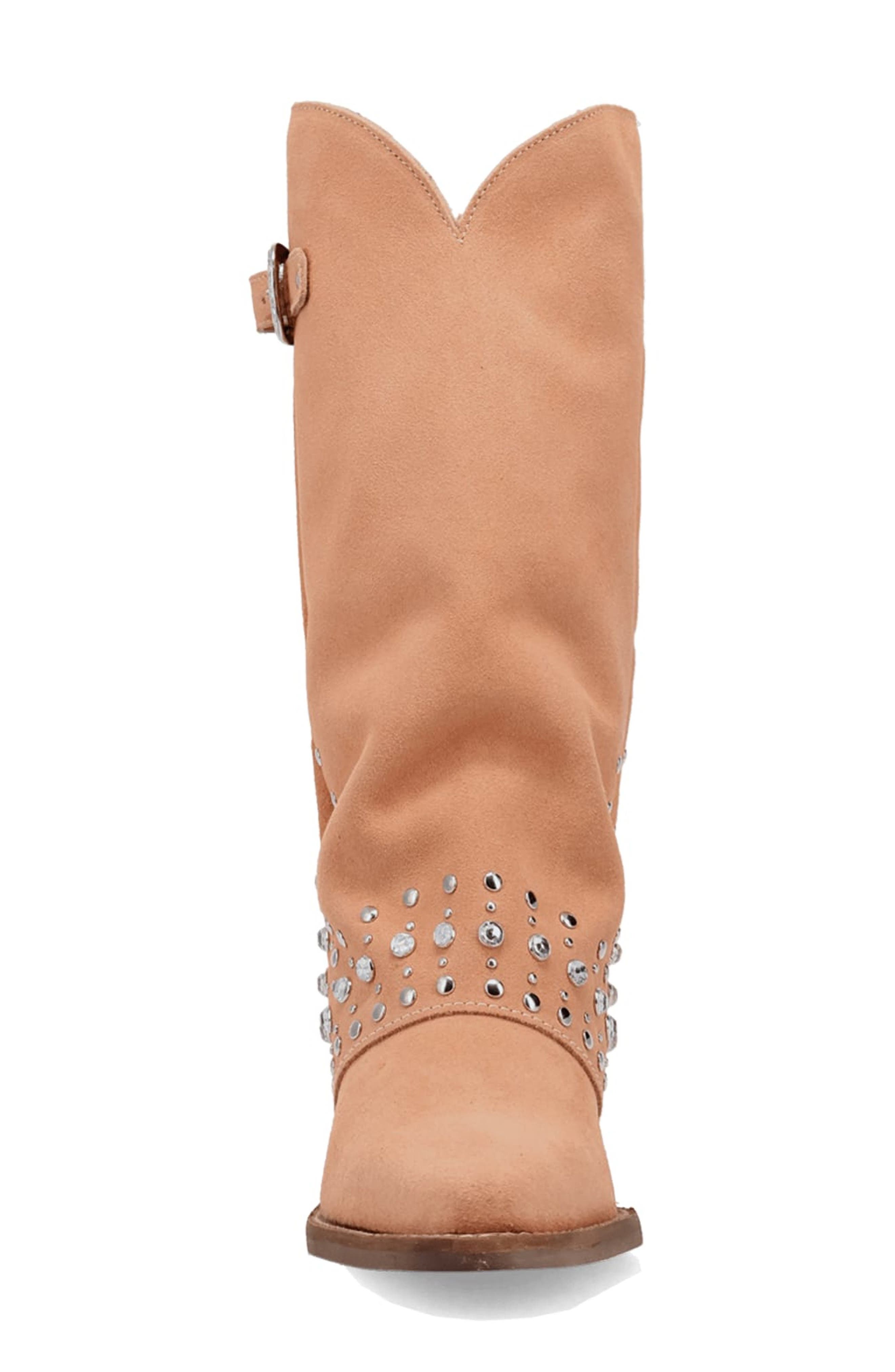 Howdy Honey Rhinestone Western Boot, Alternate, color, ORANGE