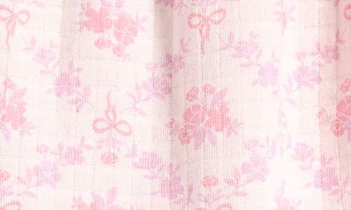 Nordstrom Long Sleeve Cotton Gauze Dress & Bloomers In Pink Pretty Cosette Floral