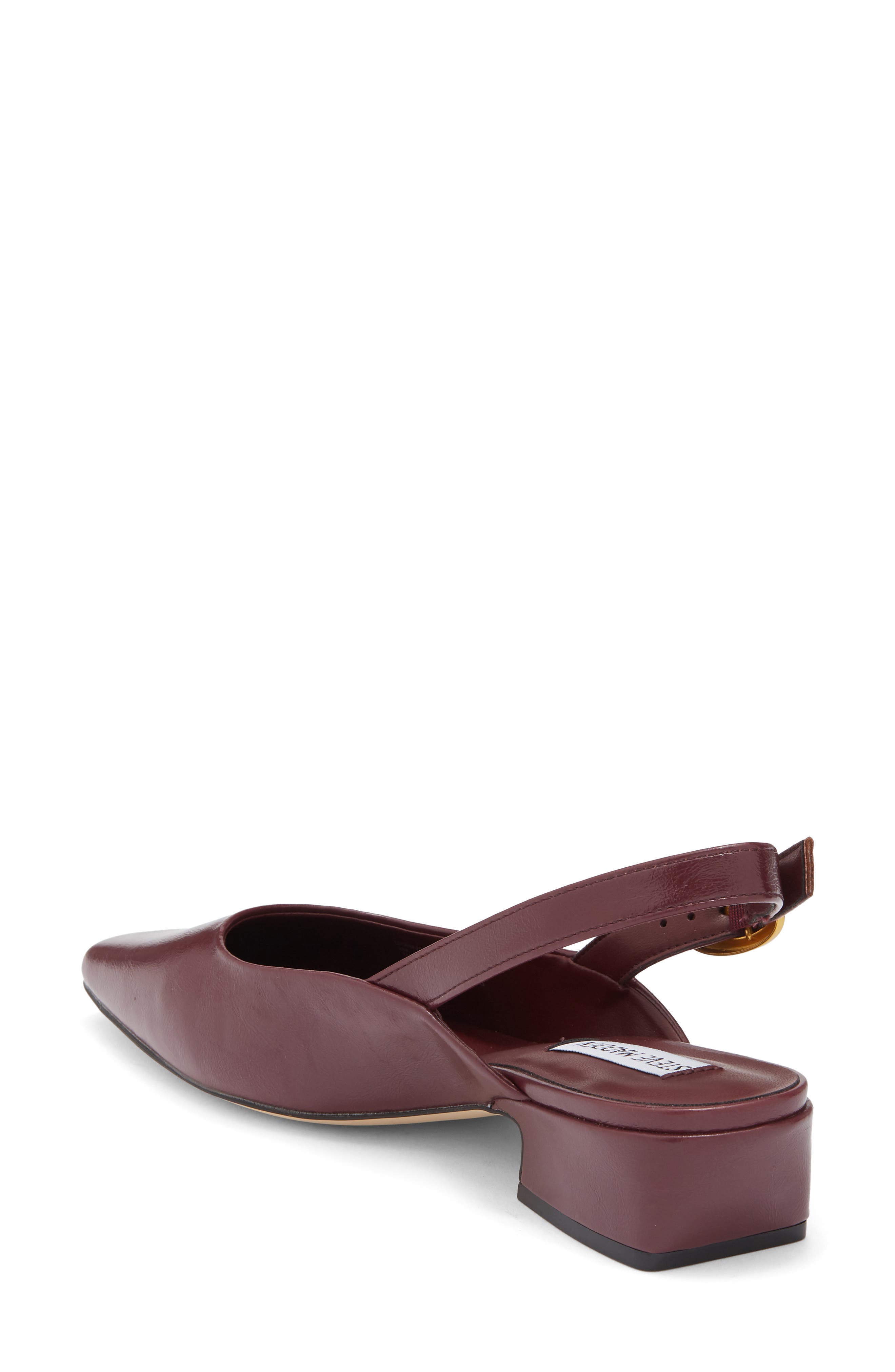 Diona Slingback Pump, Alternate, color, DARK BURGUNDY