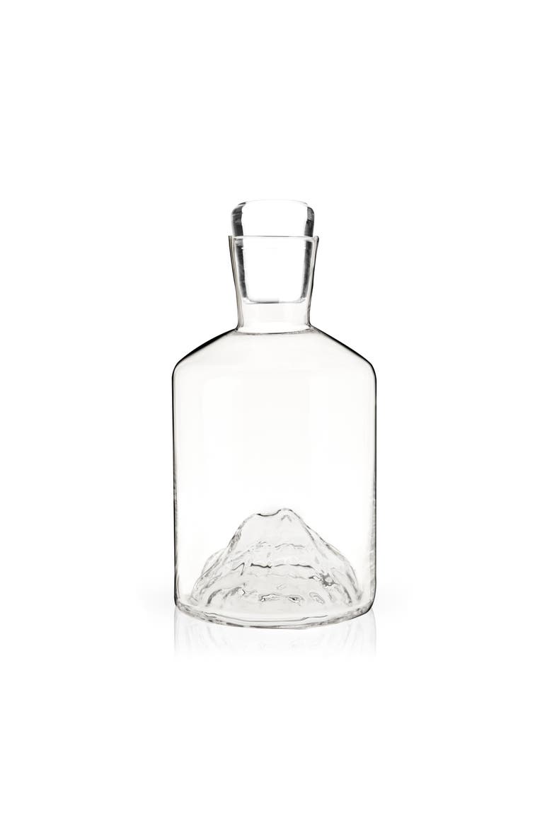 Mountain Crystal Liquor Decanter, Main, color, Clear