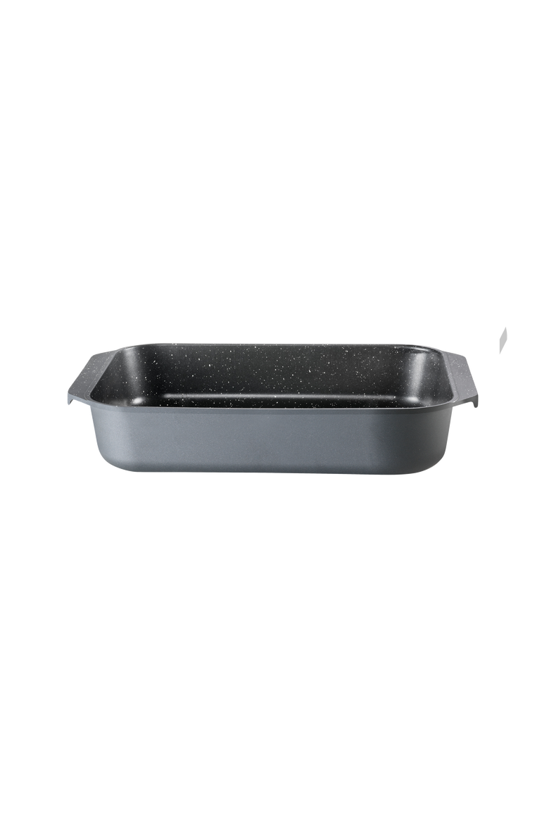 GRANITE Roaster with Rack 5.9 Qt., Alternate, color, BLACK