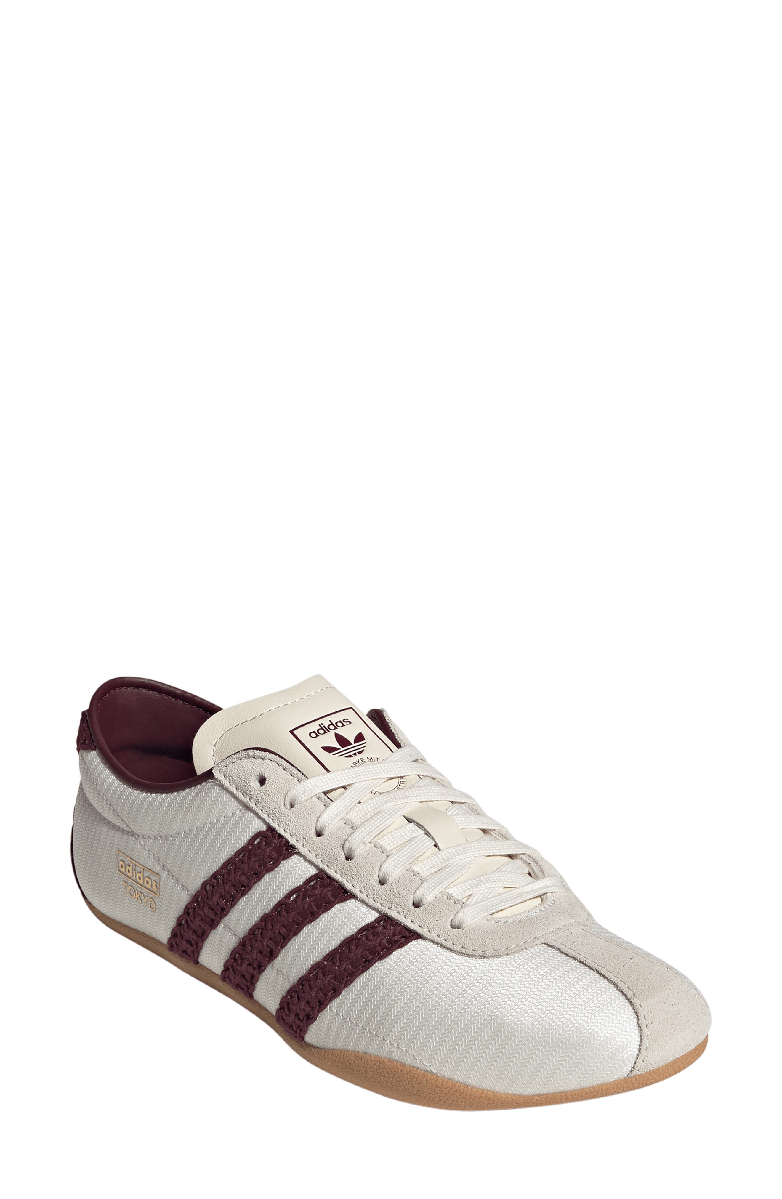 Tokyo Sneaker, Main, color, OFF WHITE/ MAROON/ GUM 3