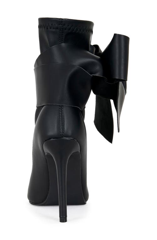 Azalea Wang Klarice Open Toe Bootie In Black
