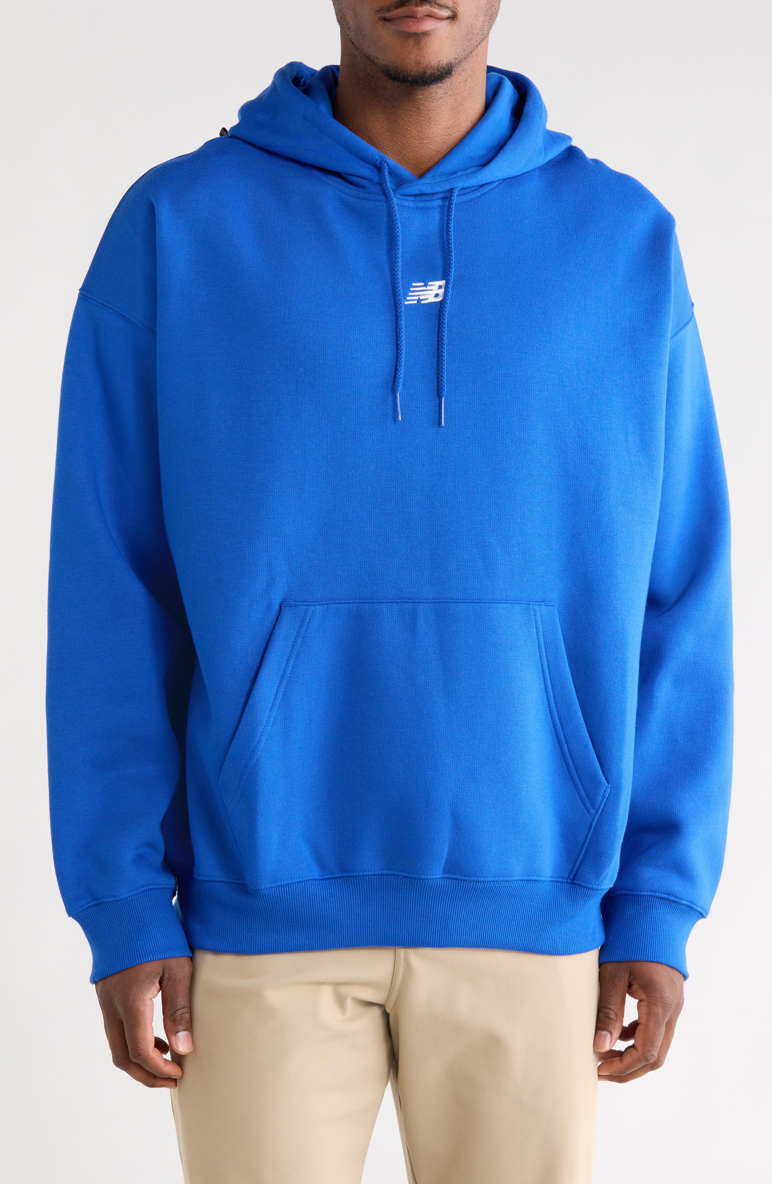 New Balance Oversize Embroidered Hoodie