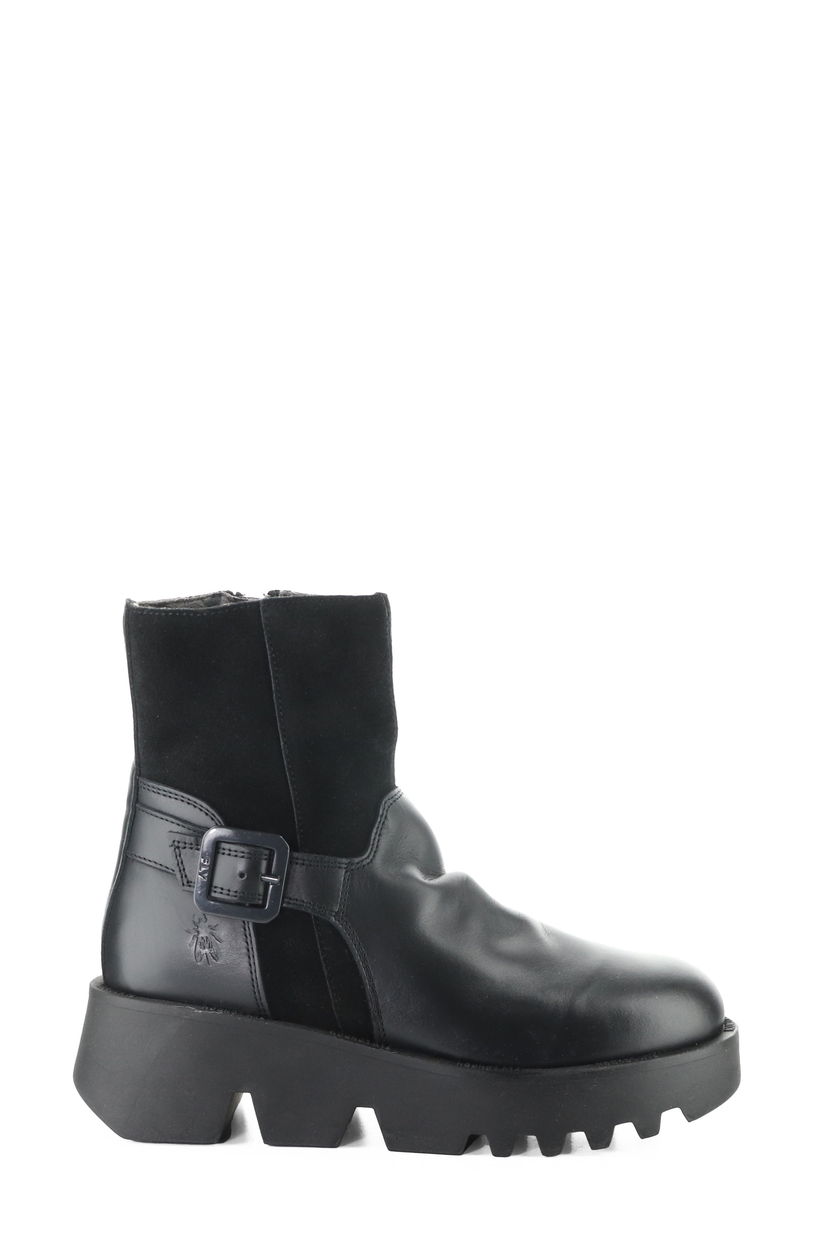 Zink Lug Sole Bootie, Alternate, color, 000 BLACK