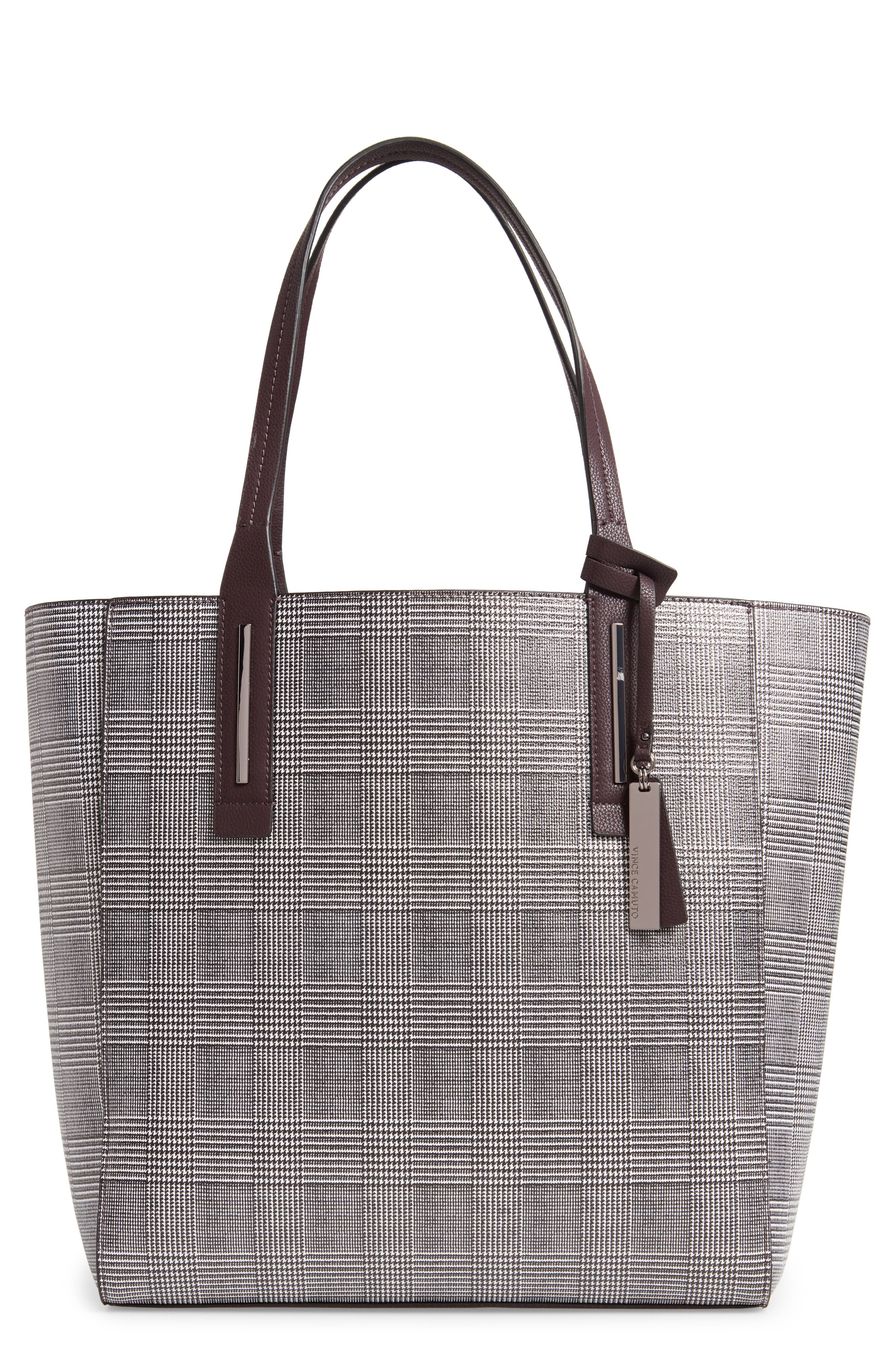 Vince Camuto Fran Reversible Leather Tote, Main, color, 