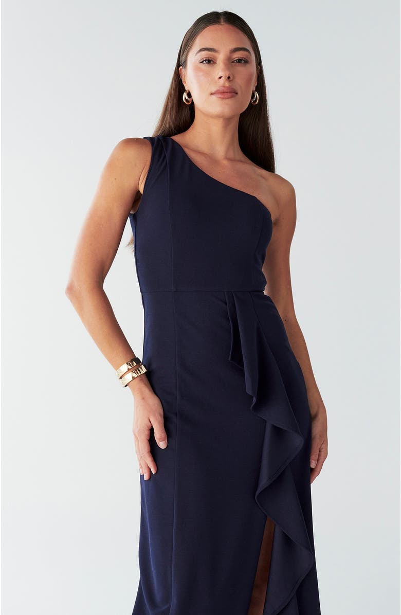BWLDR Catia Dress, Alternate, color, Navy Blue