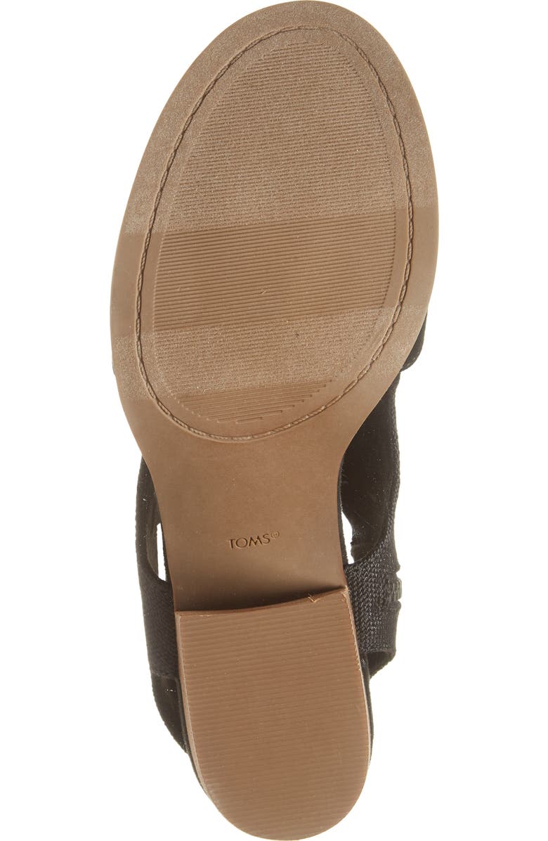 TOMS Eliana Sandal, Alternate, color, Black