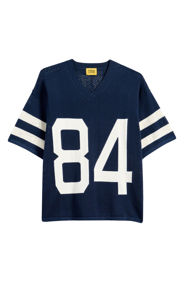 DIET STARTS MONDAY '84 Appliqué Mesh Cotton Graphic Jersey, Alternate, color, 