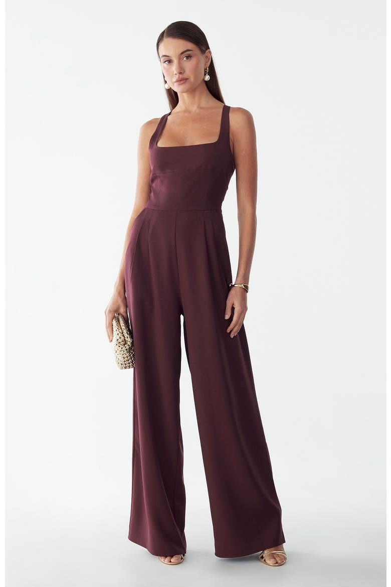 Cherie Jumpsuit, Main, color, Wine