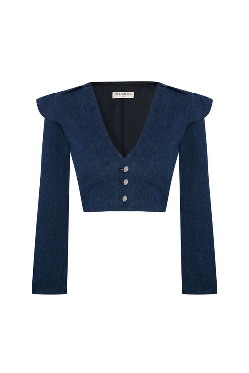 Jendue Us Harmony Denim Jacket In Blue