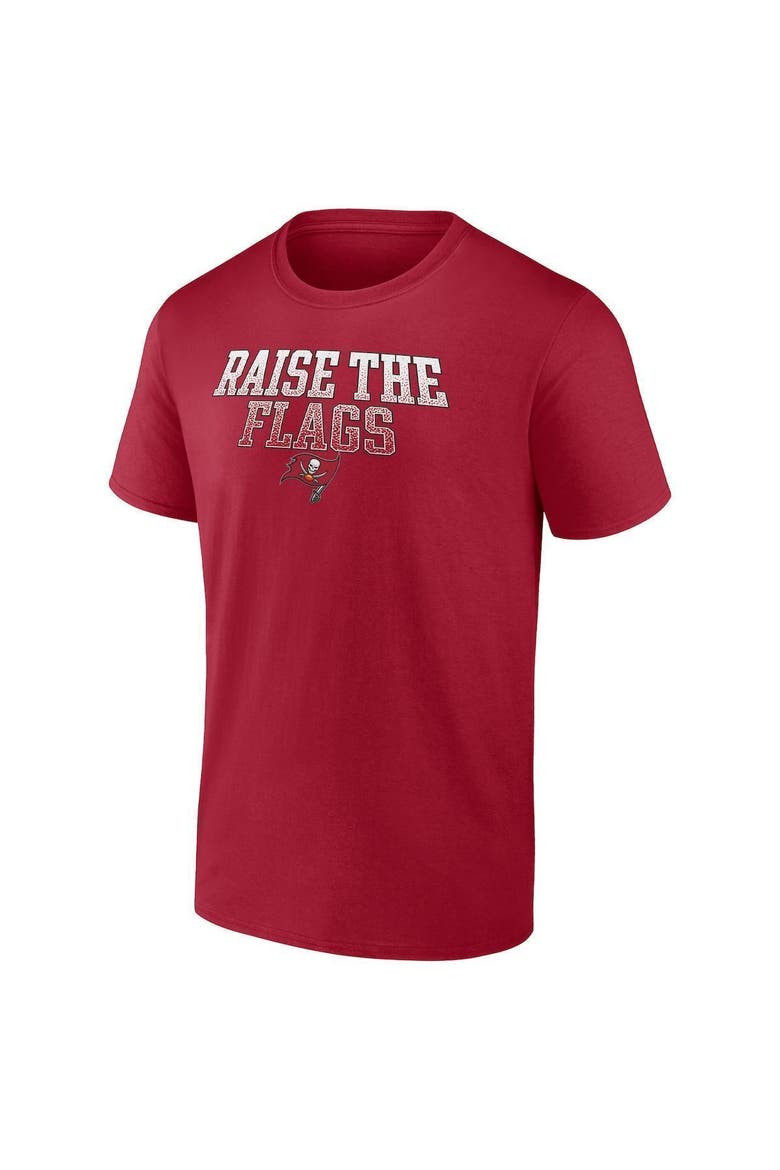Men's Fanatics Branded Red Tampa Bay Buccaneers Heavy Hitter T-Shirt, Alternate, color, Red