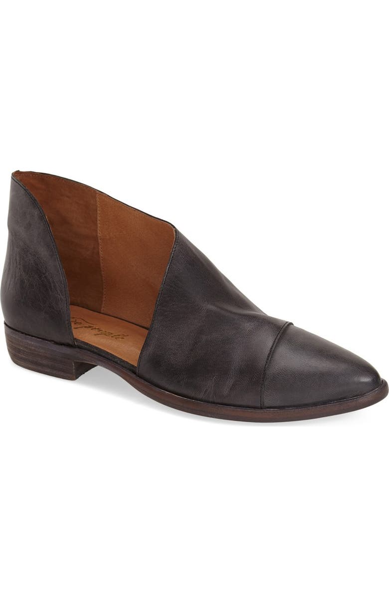 Free People Royale Asymmetrical Flat, Main, color,