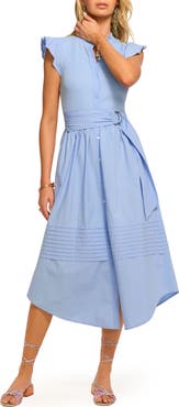 Ramy Brook Odessa Belted Midi Dress