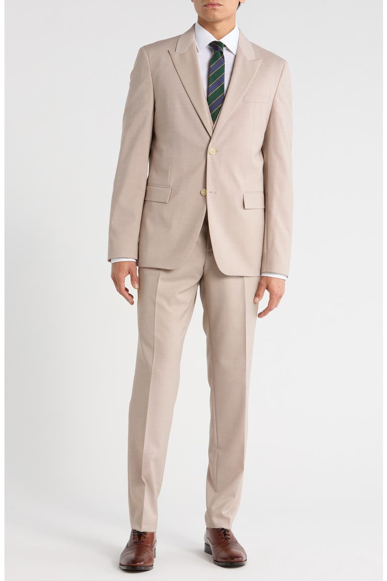 Houston Three-Piece Suit, Main, color, LIGHT BEIGE