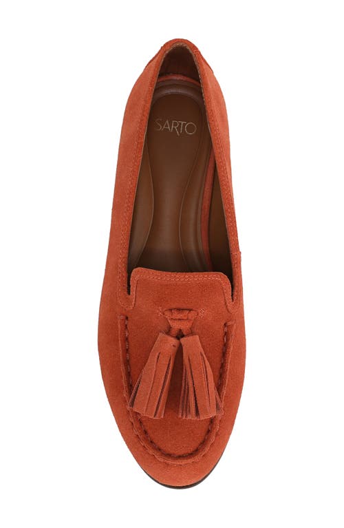 Sarto By Franco Sarto Minerva Tassel Loafer In Orange