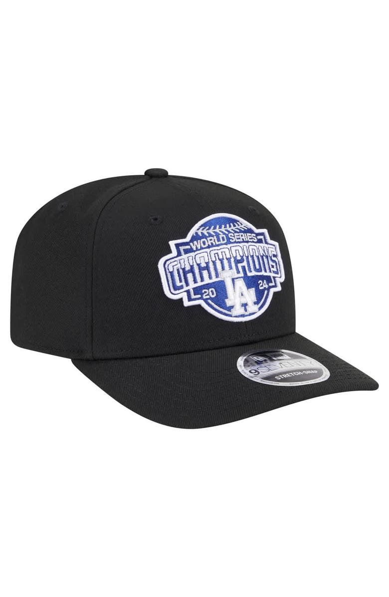 New Era Men's New Era Black Los Angeles Dodgers 2024 World Series Champions 9SEVENTY Adjustable Hat, Alternate, color, Black