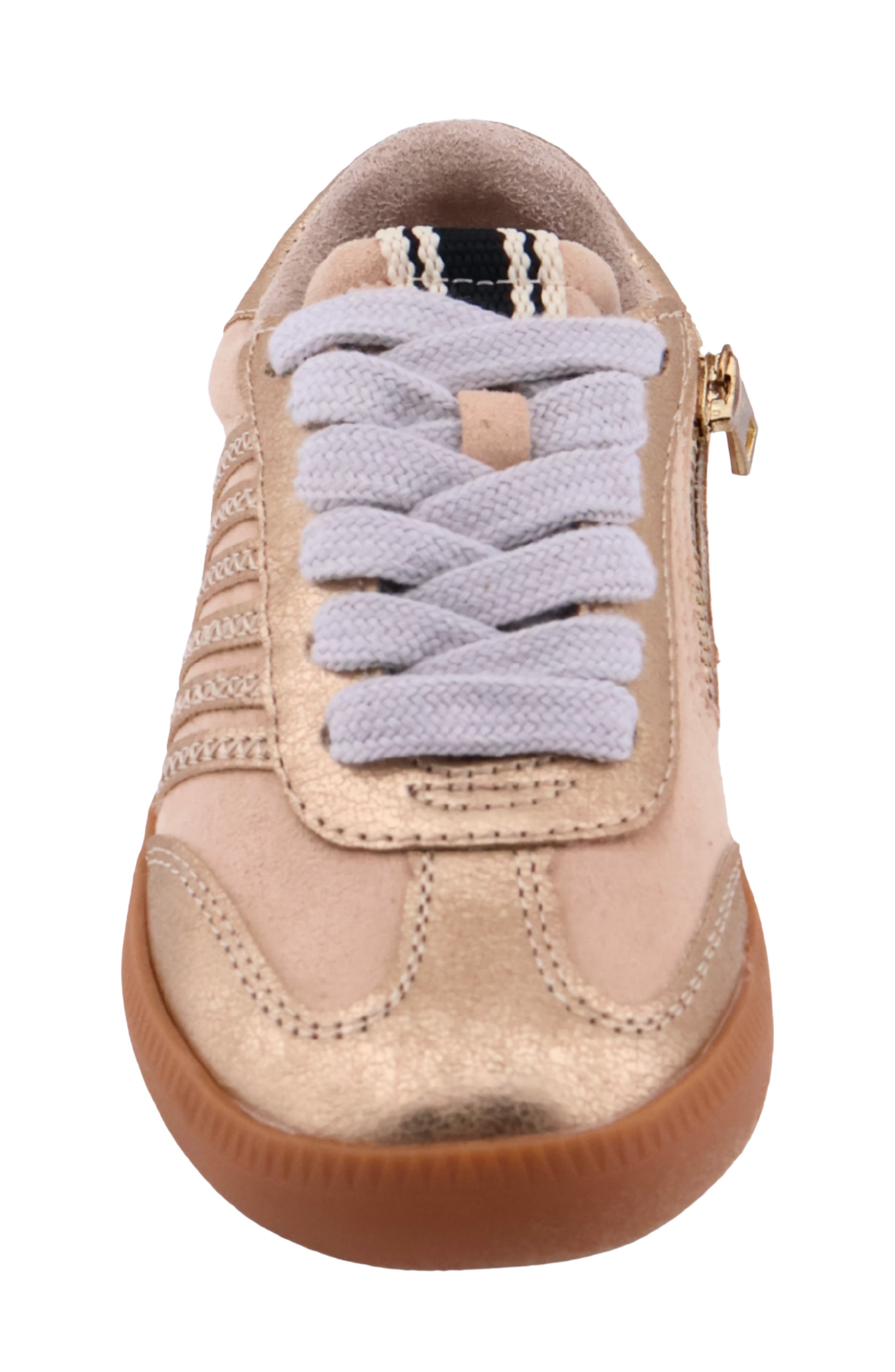 Kids' Stevie Mini Sneaker, Alternate, color, BEIGE SUEDE