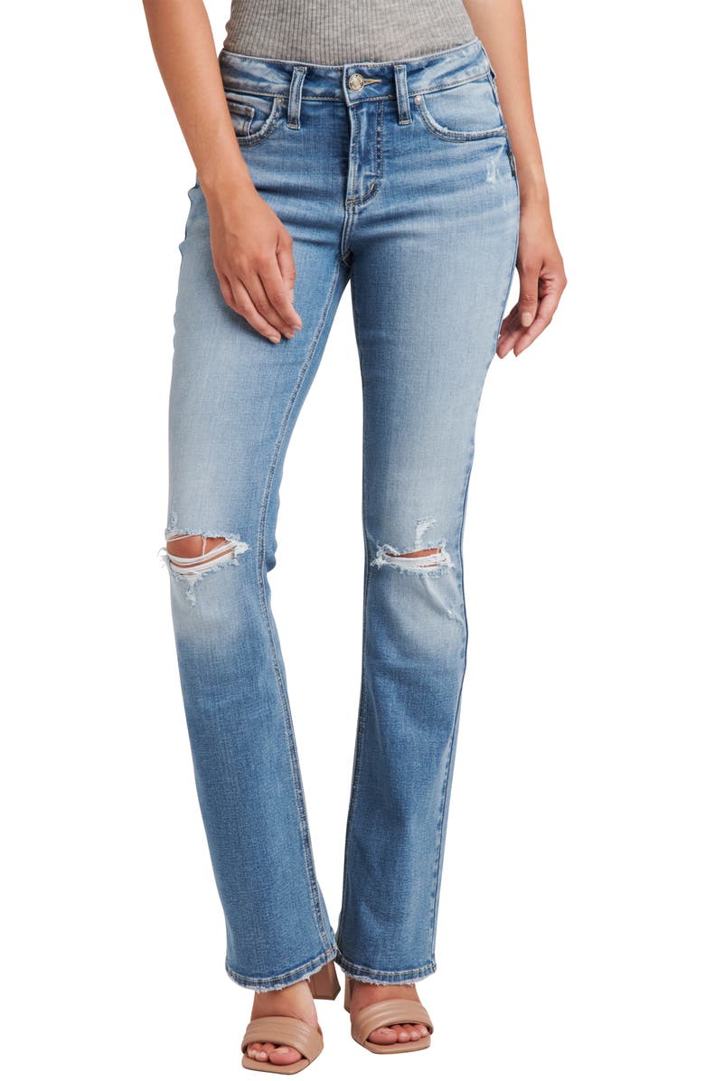 Silver Jeans Co. Suki Slim Bootcut Jeans, Main, color, 