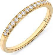 H.J. Namdar 14K Gold Prong Set Diamond Ring - 0.15 ctw