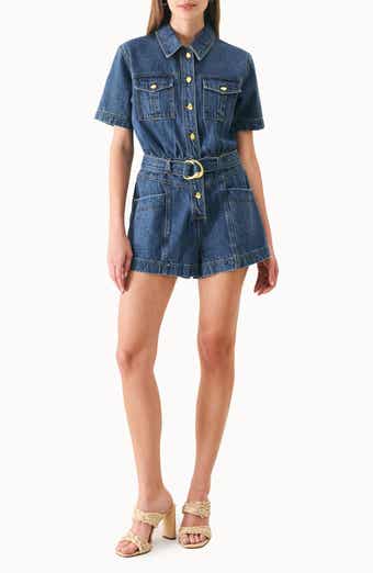 Denim Romper