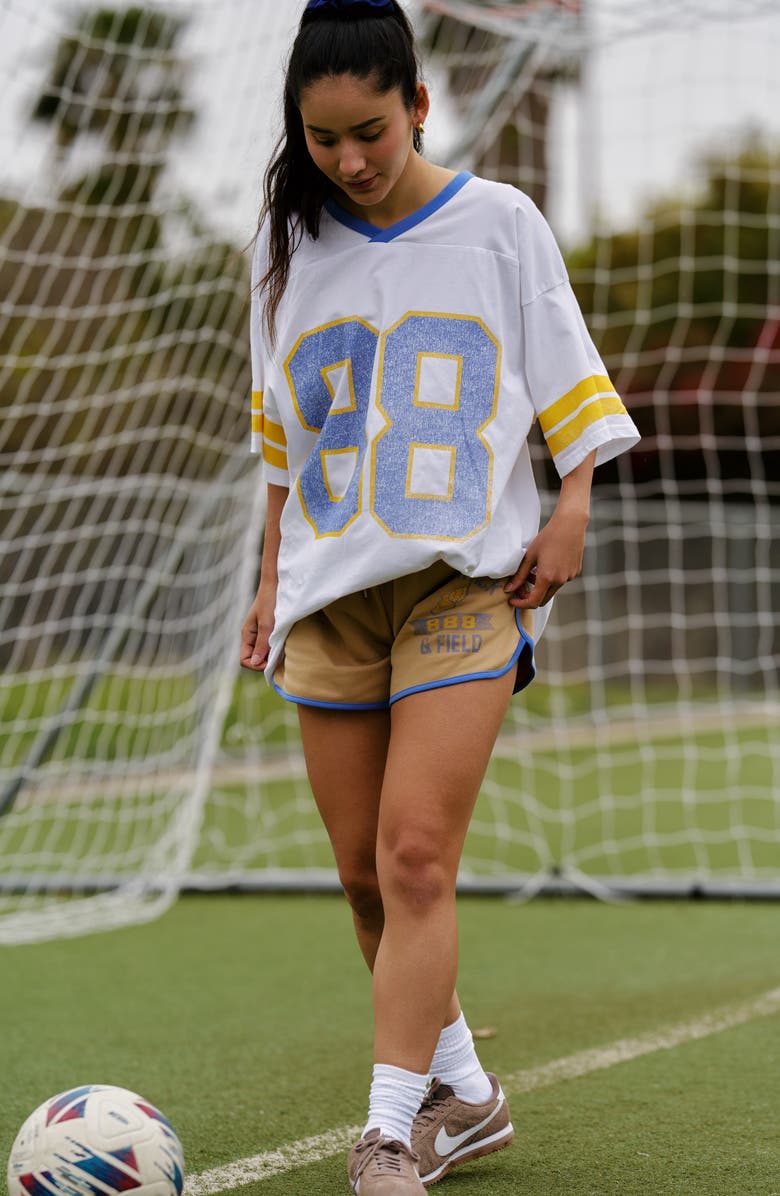 THE MAYFAIR GROUP Angel Track Oversized Cotton Graphic T-Shirt, Alternate, color, 