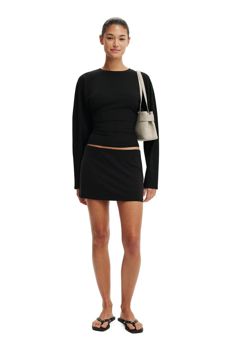 Women's Blair Batwing Long Sleeve, Alternate, color, Black