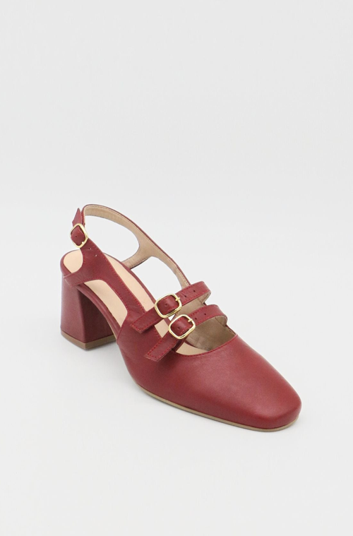 Stivali New York Marie Mary Janes Womens Shoes In Red