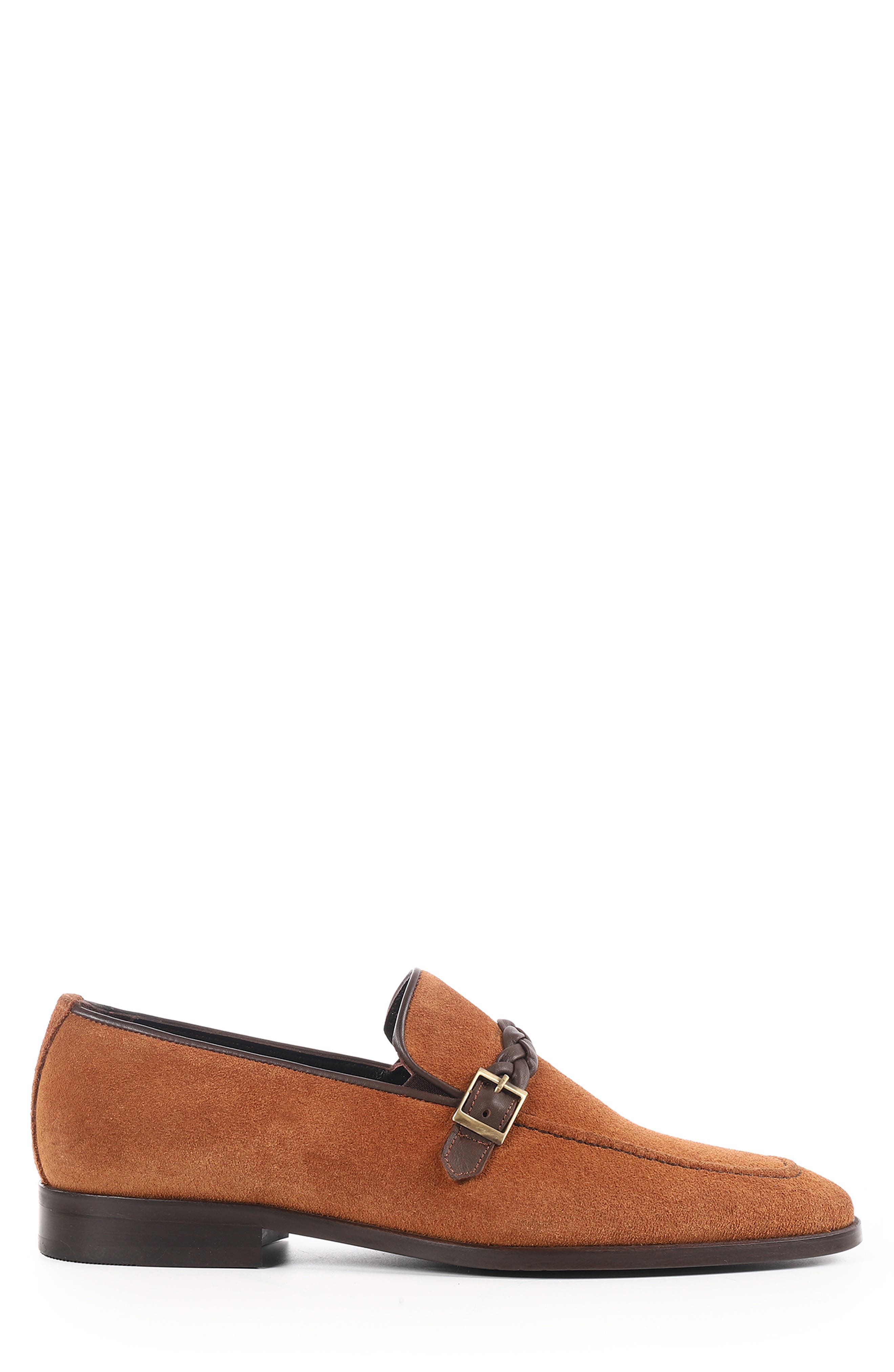 Creola Apron Toe Loafer, Alternate, color, TAN