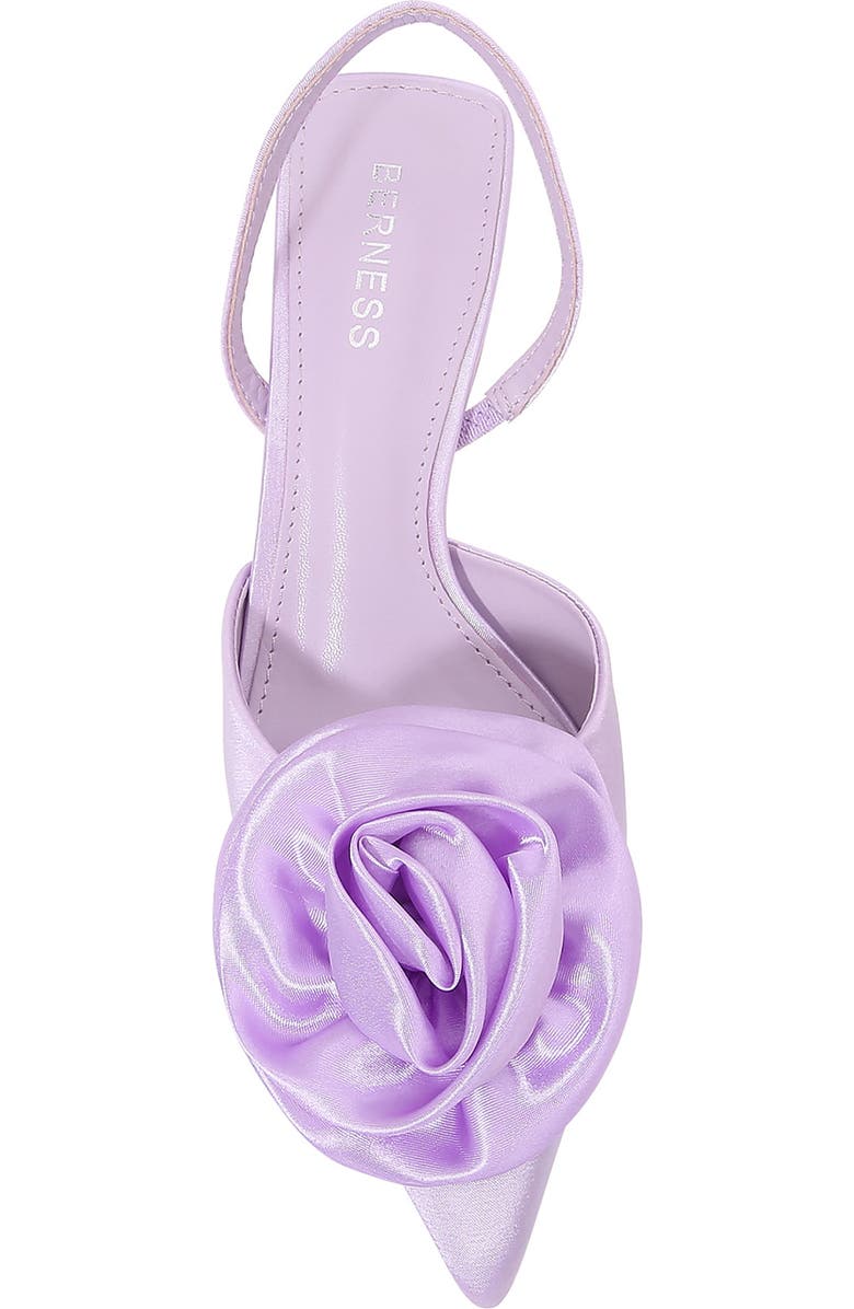 BERNESS Camellia Flower Slingback Pump, Alternate, color, Purple