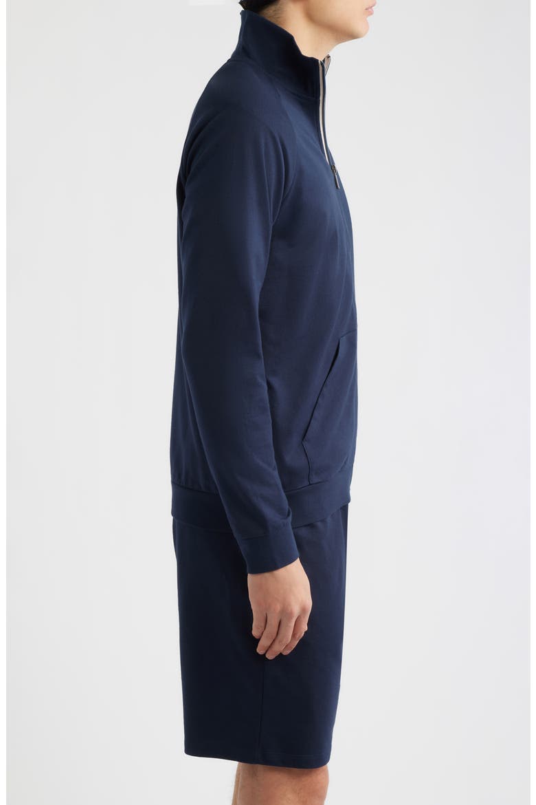Authentic Cotton Track Jacket, Alternate, color, DARK BLUE