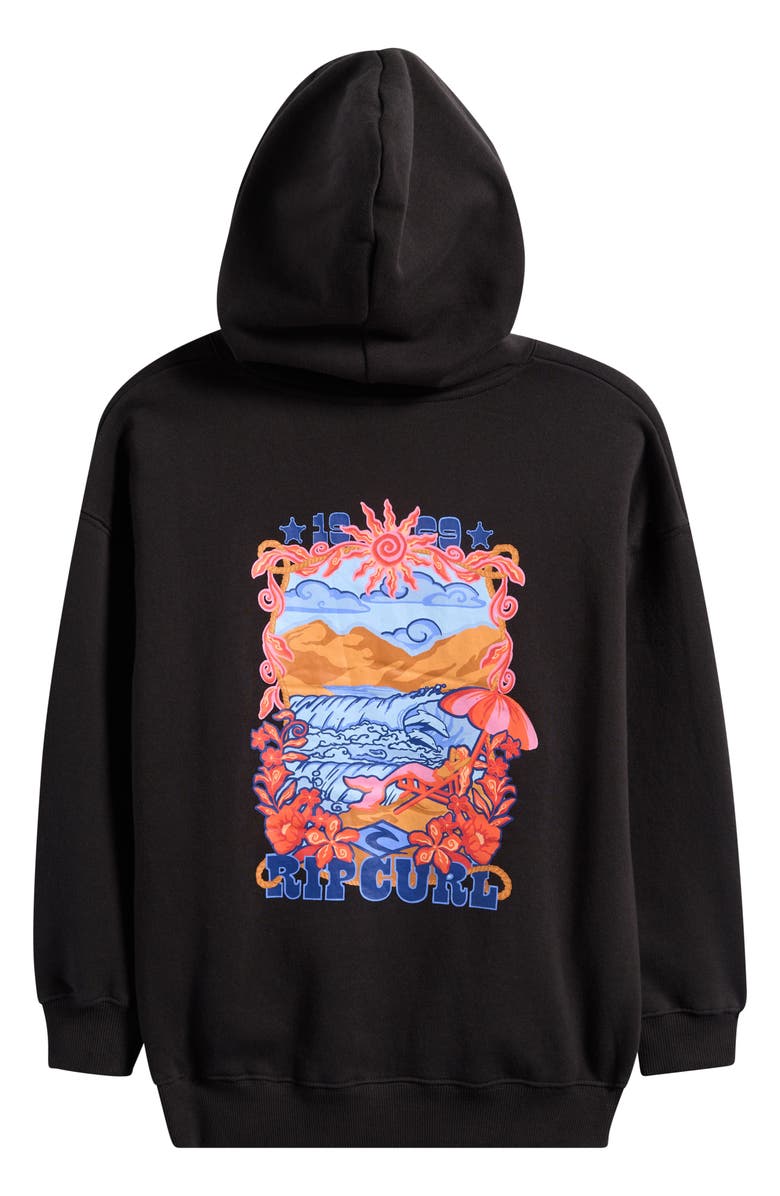 Rip Curl Kids' Sunshine Squad Hoodie, Alternate, color, Washed Black