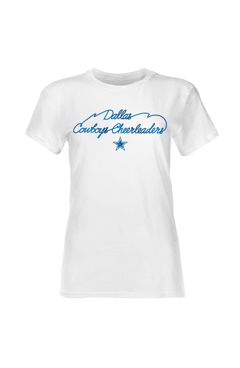 NFL Women's White Dallas Cowboys Thunderstruck Foil T-Shirt, Alternate, color, White