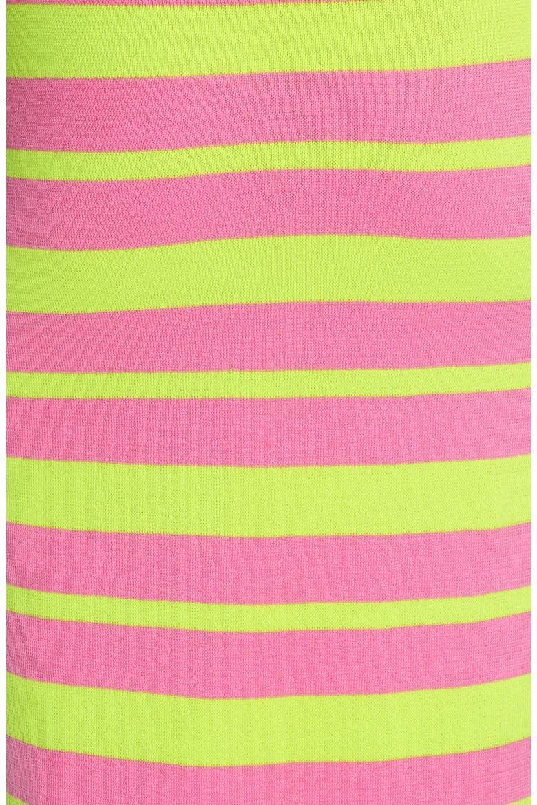 Stripe Knit Maxi Skirt, Alternate, color, LIME AND PINK COMBO