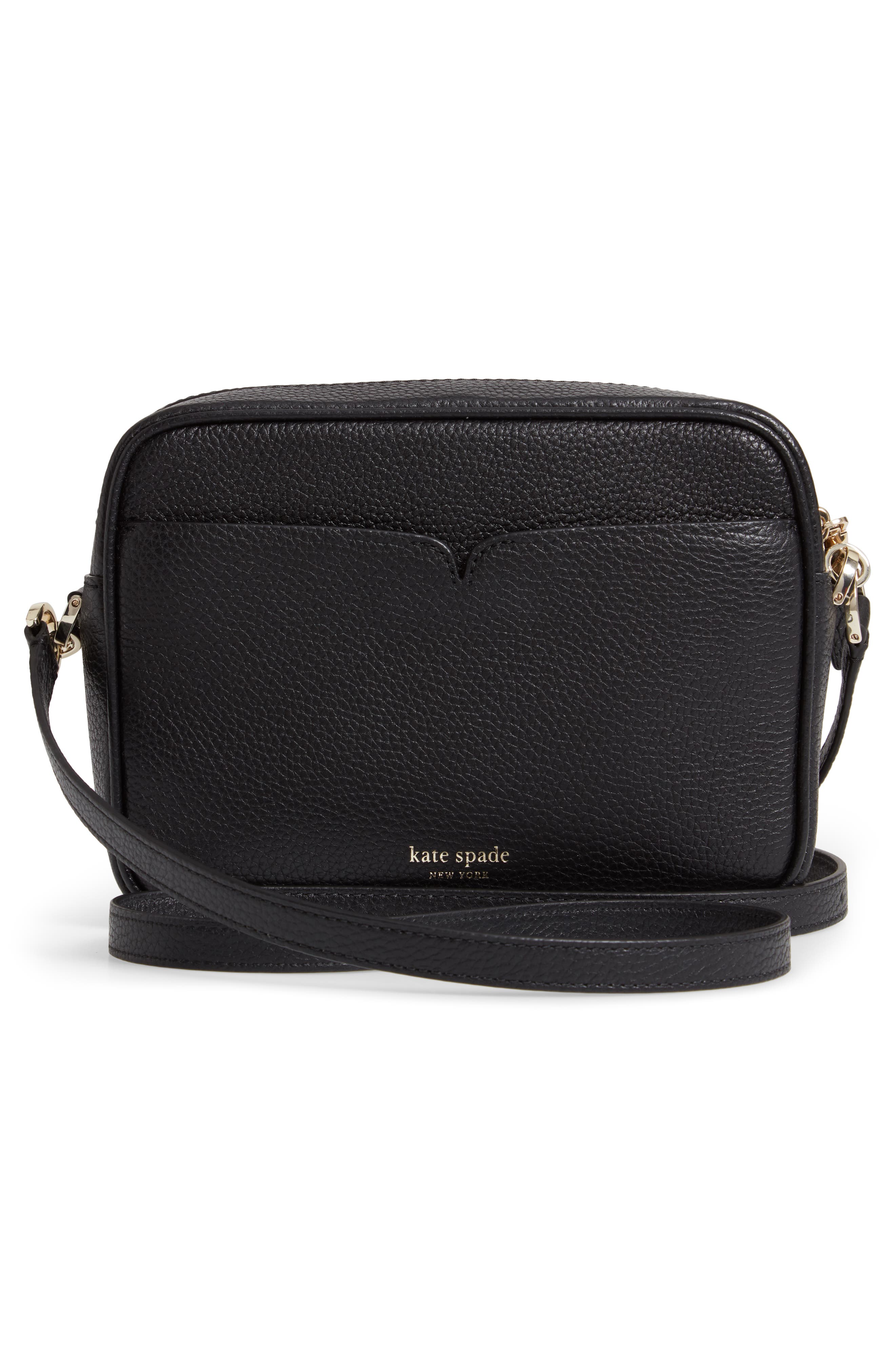 Kate Spade New York medium polly leather camera bag, Alternate, color, 