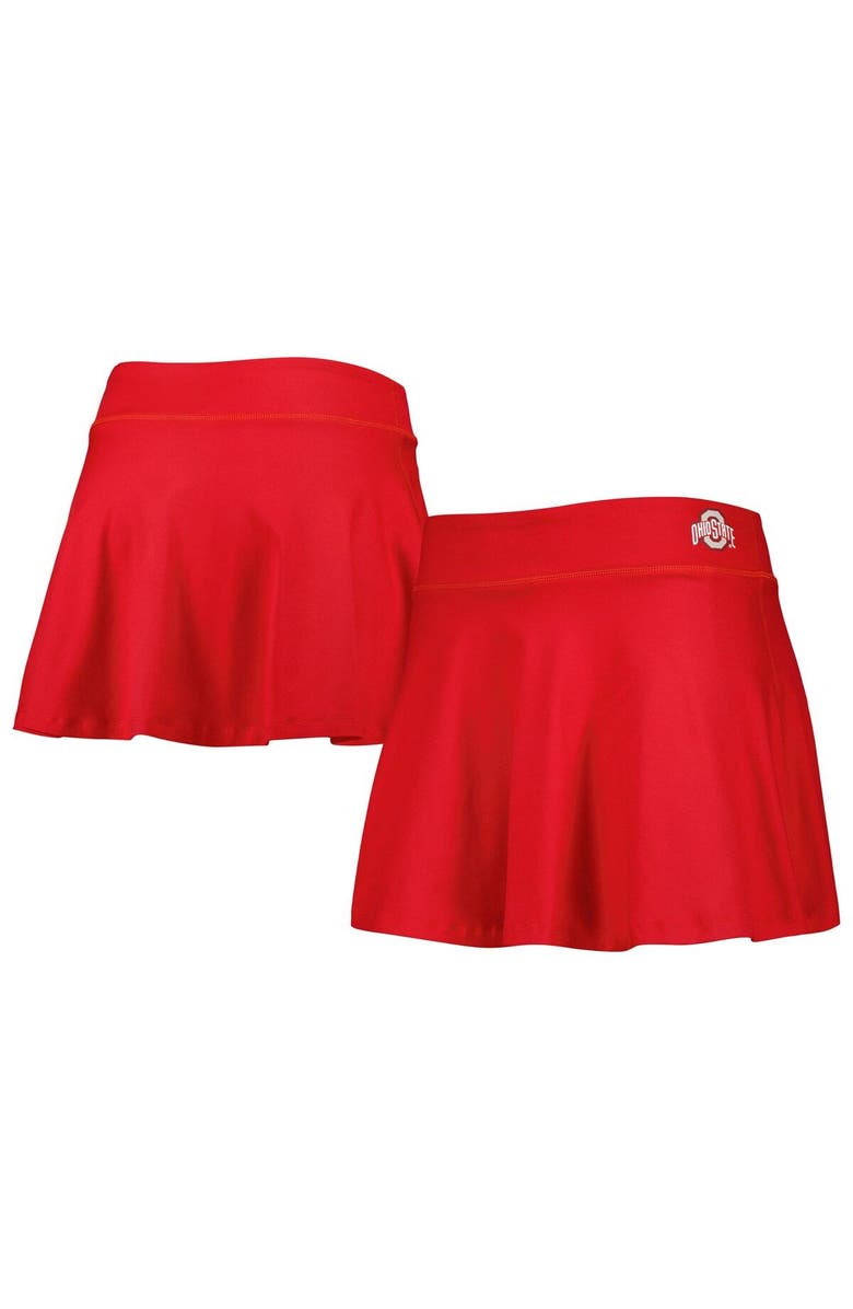 ZOOZATZ Women's ZooZatz Scarlet Ohio State Buckeyes Flowy Skort, Main, color, 