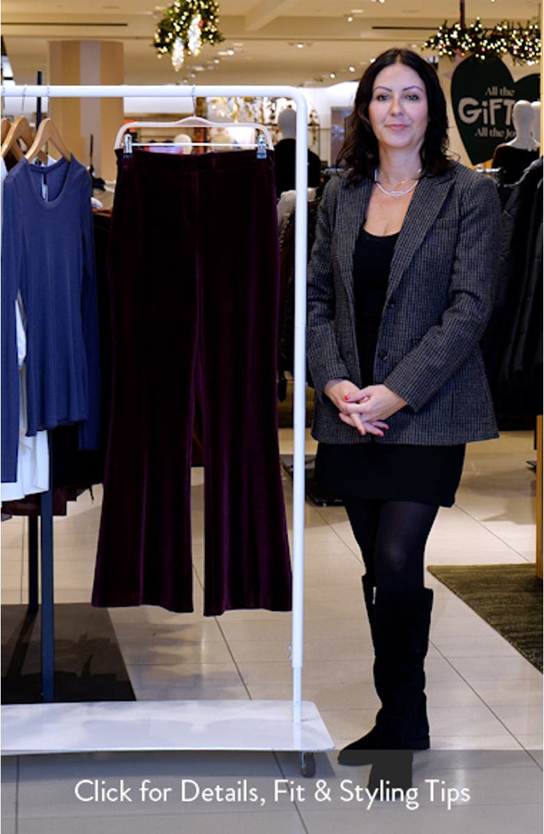 Velvet Flare Pants, sales video thumbnail