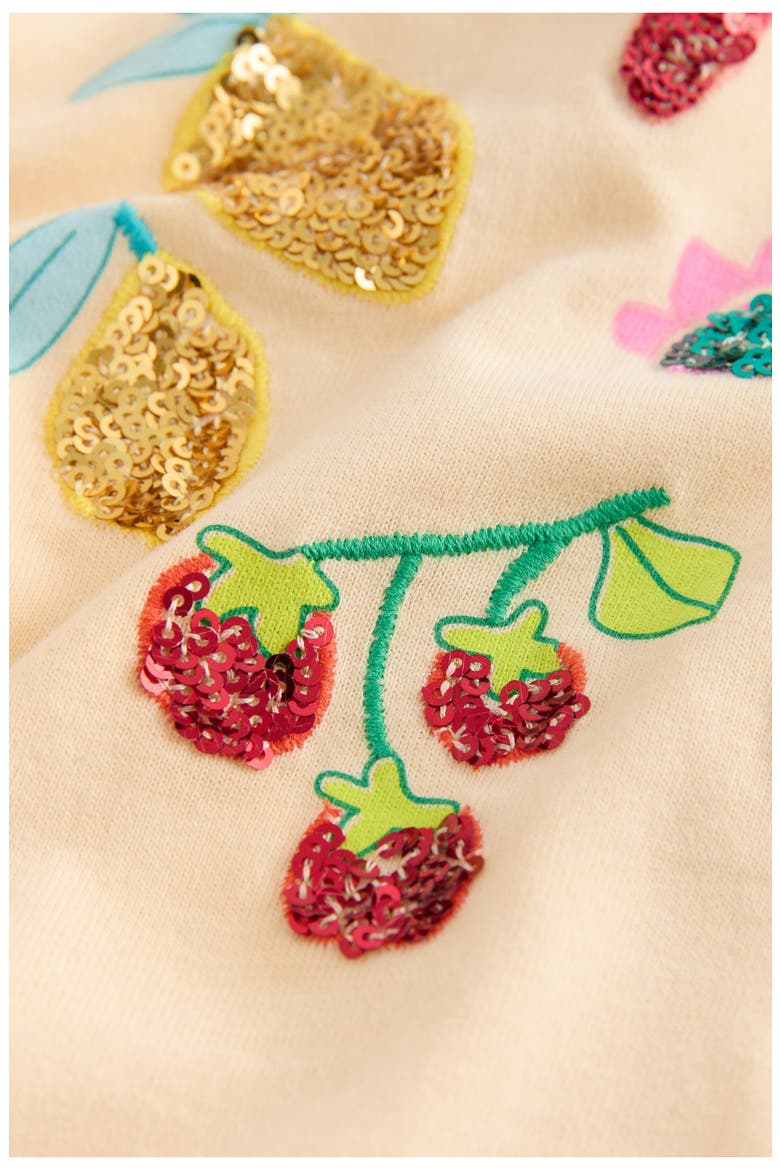 Kids' Sequin Embellished Seaside T-Shirt, Alternate, color, YELLOW