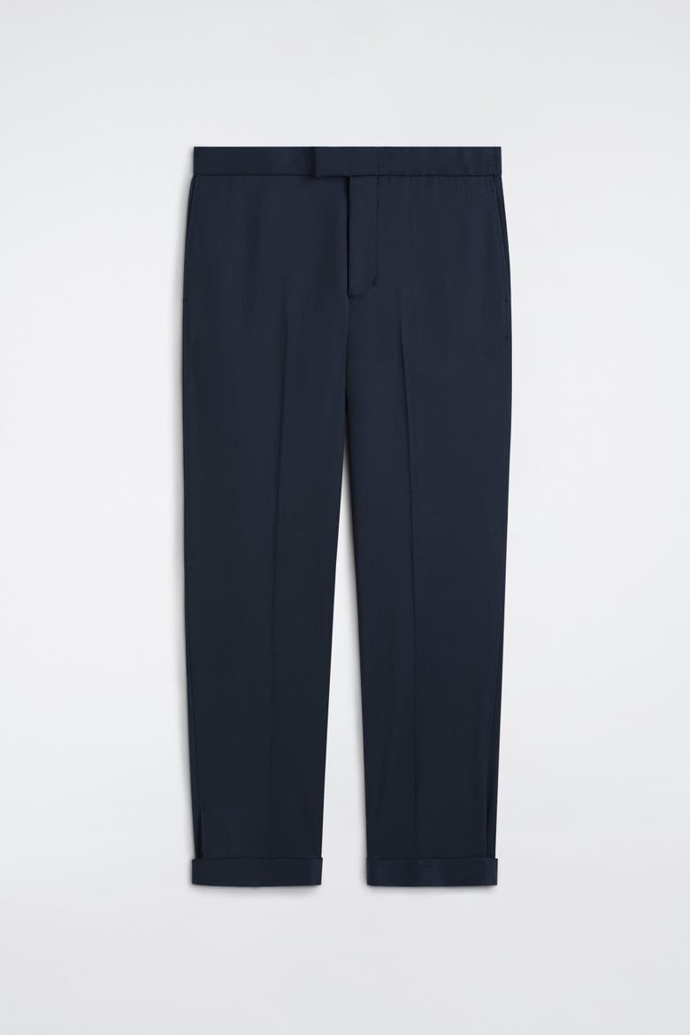 Packable Regular-fit Straight-leg Pants, Alternate, color, NAVY