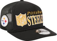 New Era Men's New Era Black Pittsburgh Steelers Throwback Foam 19TWENTY Adjustable Hat