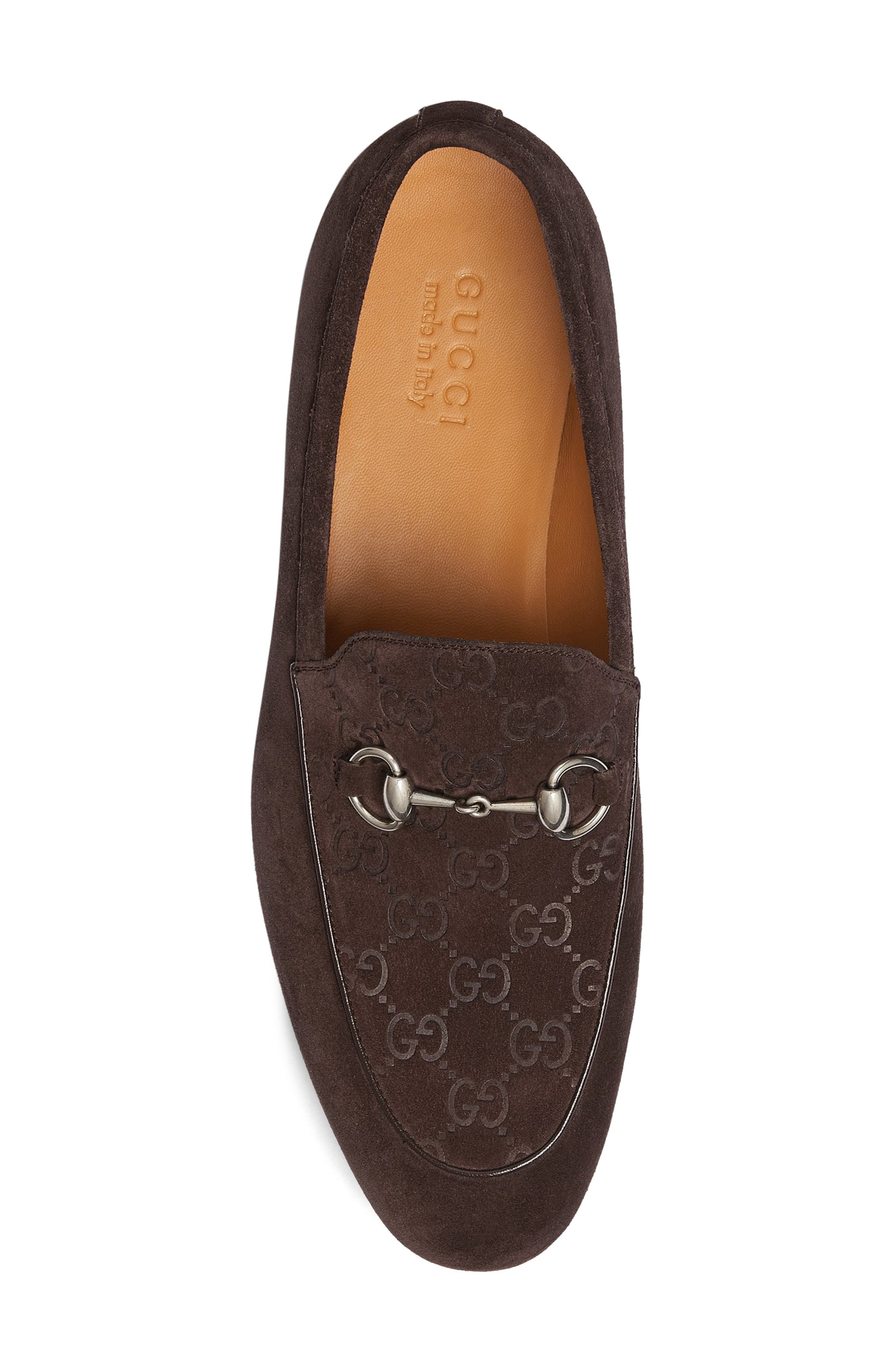 Gucci Jordy Monogram Bit Loafer, Alternate, color, Night Cocoa