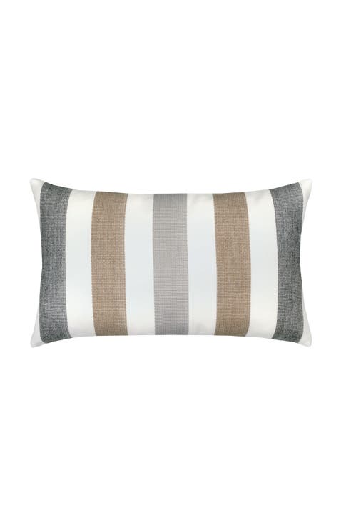 Dune Stripe Indoor & Outdoor Woven Accent Pillow