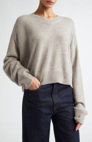 Loulou de Saison Anzor Cashmere V-Neck Sweater