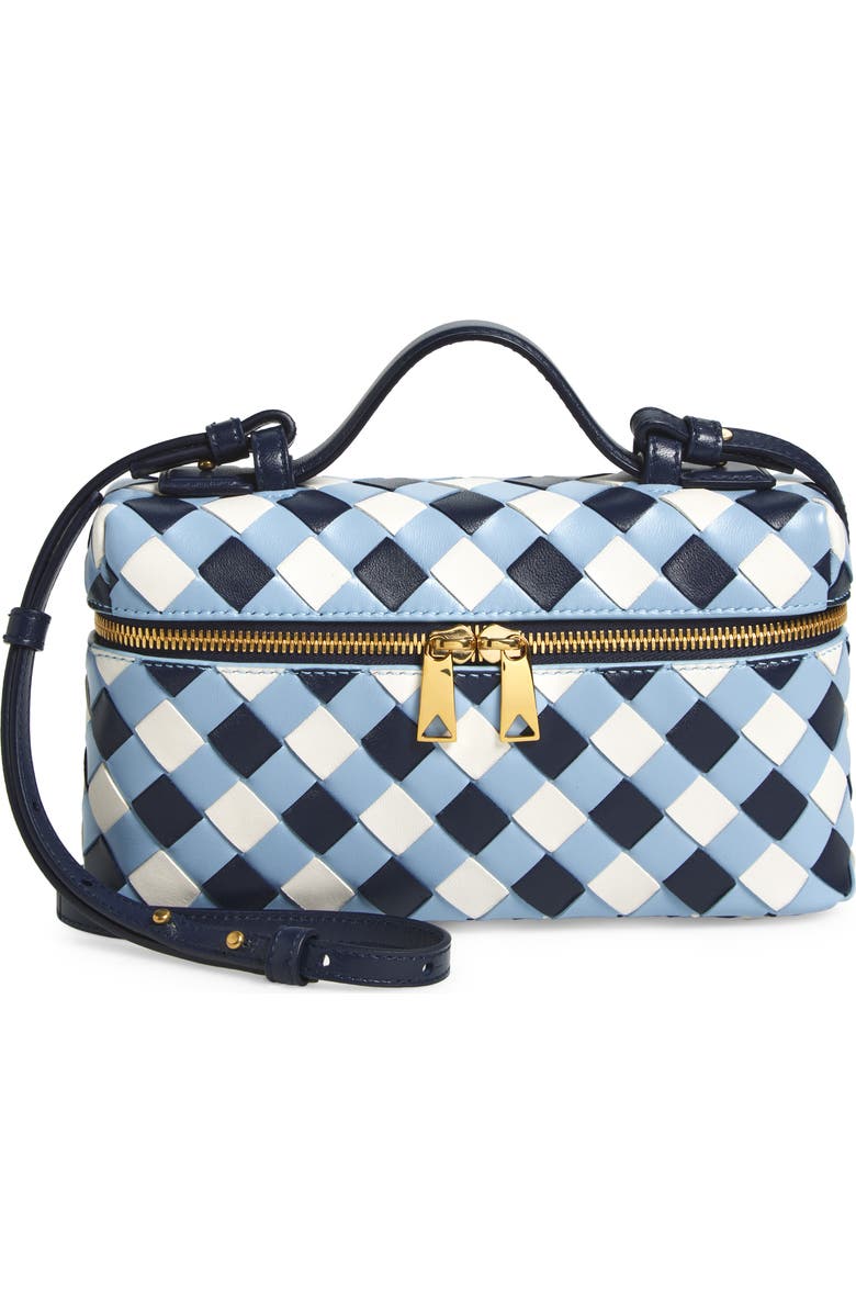 Bottega Veneta Bang Bang Tricolor Intrecciato Vanity Case, Main, color,