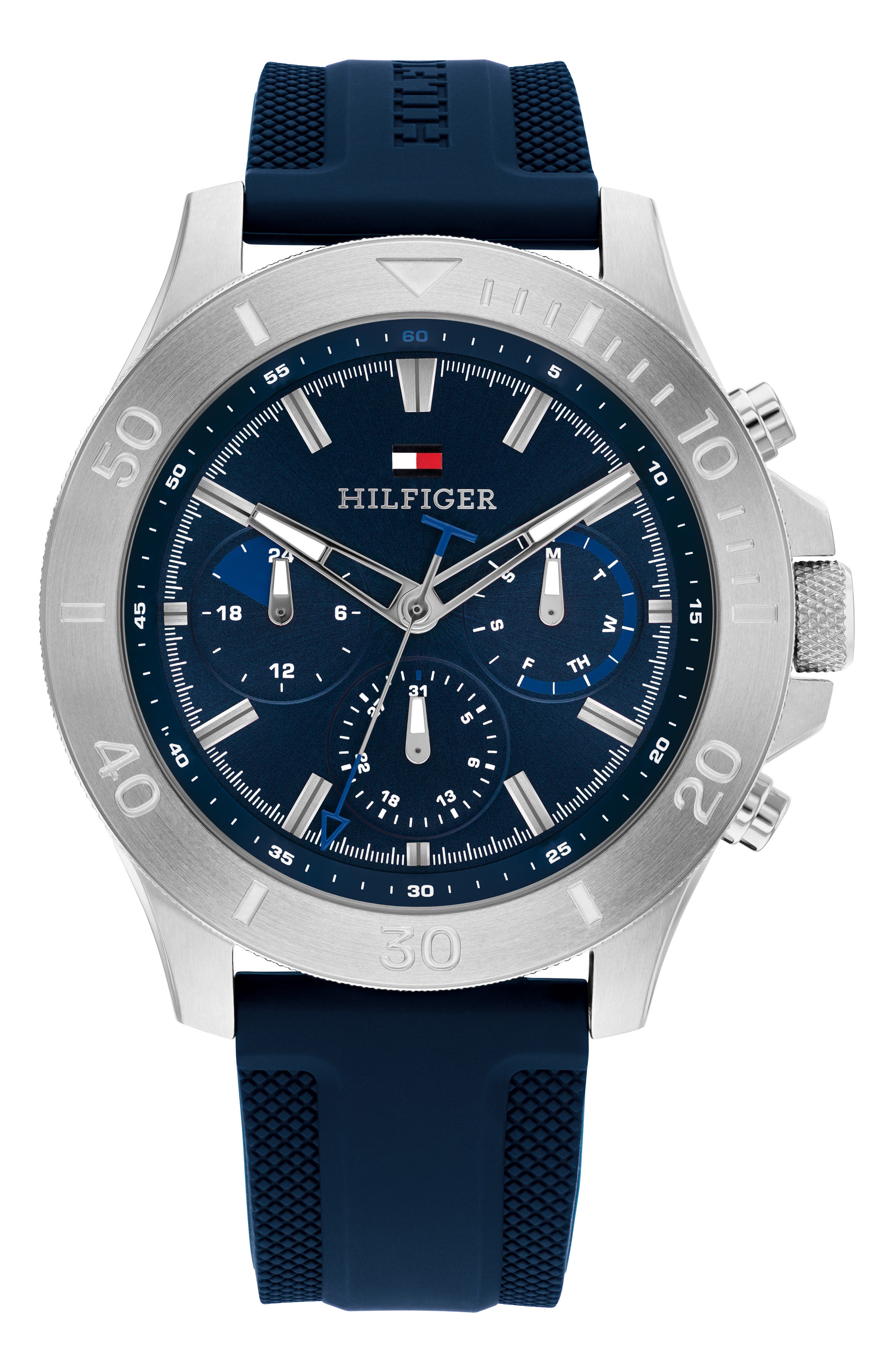 Bryan Multi-function Silicone Strap Watch