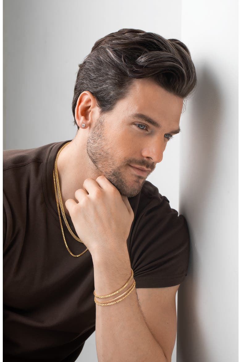 Men's 14k Gold Rolo Chain Bracelet (Nordstrom Exclusive), Alternate, color, 14K YELLOW GOLD