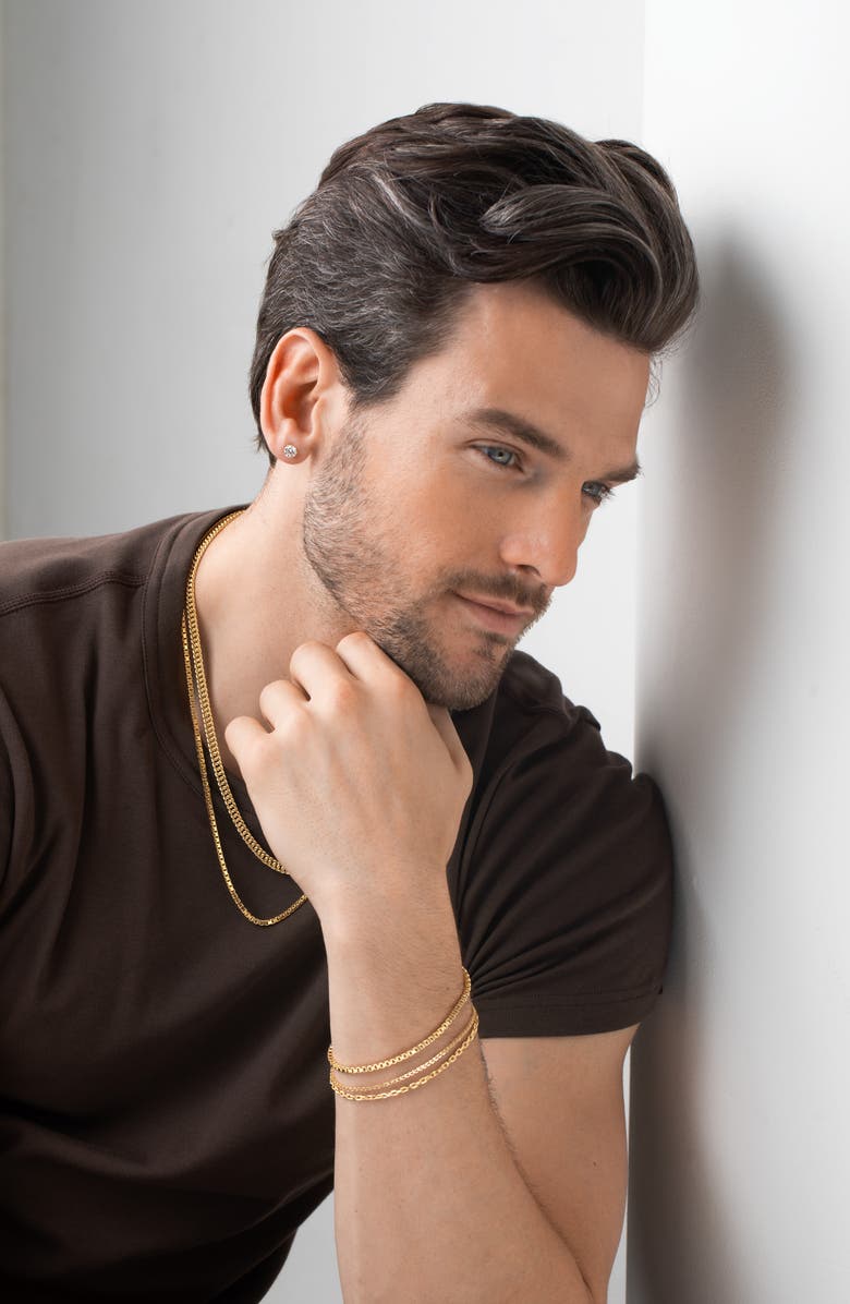 Bony Levy Men's 14K Gold Box Chain Necklace, Alternate, color, 14K Yellow Gold