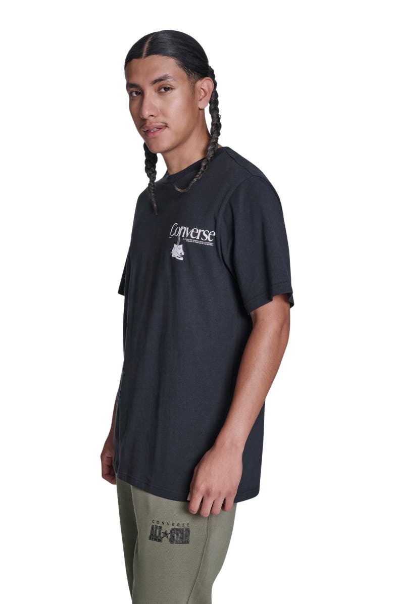 Converse Men's Hanging Shoes T-Shirt, Alternate, color, Converse Black